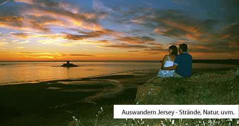 Auswandern Jersey - Strände, Natur & Sonnenuntergänge am Strand